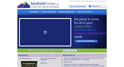 Desktop Screenshot of fairfieldhomesohio.com